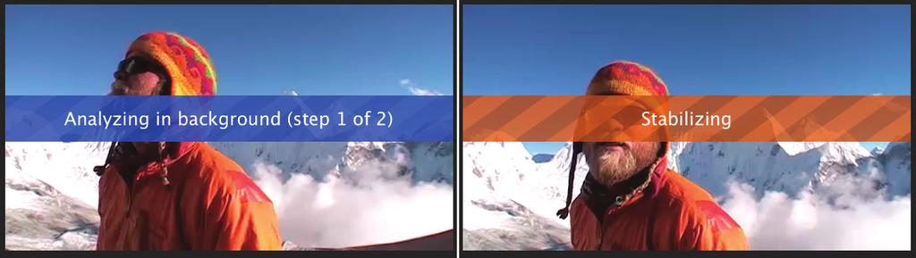 Warp Stabilizer can help you to steady these shots during post production. You control whether the resulting shot is completely locked down or retains some of the original camera movement.