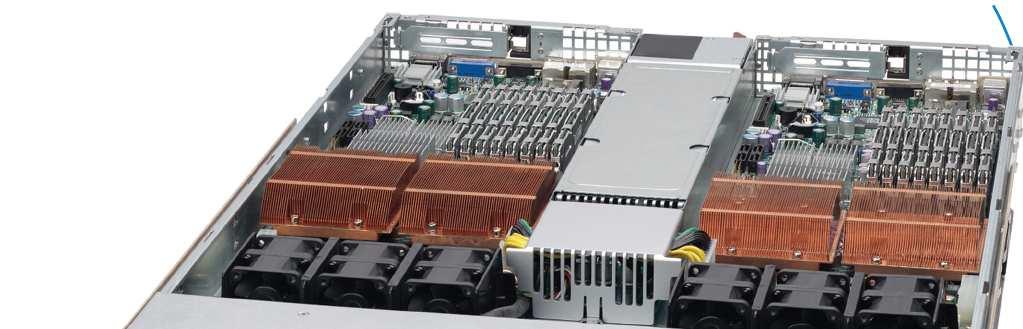 Computing solution 1U twin motherboard systems Each 1U motherboard is: Supermicro