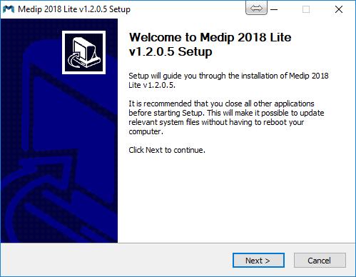 2-6 Before You Start 2-6-1 Download and Install Medip Make sure to