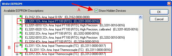 115: EEPROM Update The new ESI description is selected in the following dialog, see Fig. Selecting the new ESI.