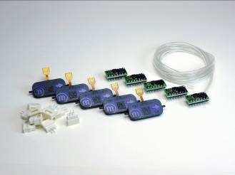 3 micropumps mp6 1 mp6-eva evaluation board mp6-basic Set mp6-pro Set Order code: mp6-pro The evaluation of the mp6 can be started