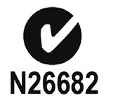 INSTRUCTION MANUAL COMPLIANCE AND APPROVALS AUSTRALIA: C-Tick Approval: N26682 Conforms to AS/NZS 60950.