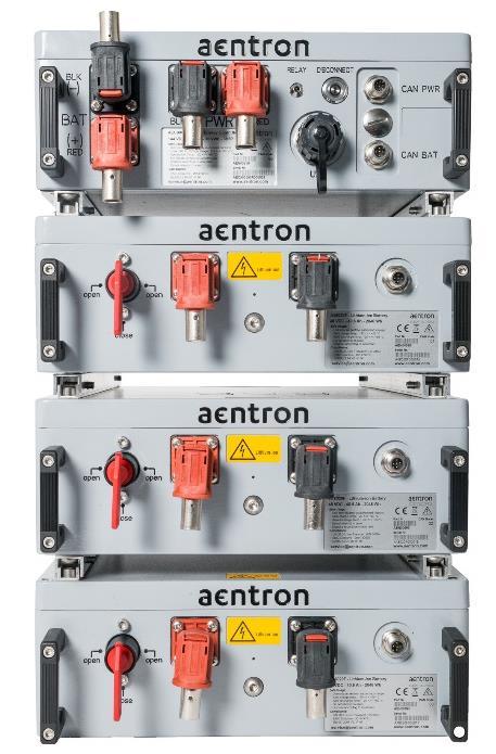 aentron Energy System 1 to 900 Vdc The aentron lithium-ion energy system enables the realisation of a modular and scalable lithium-ion battery solution.