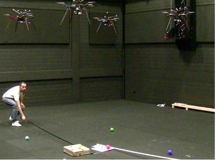 Visual Tracking with Robots k aerial robots carrying cameras n targets moving on the ground How should the robots move in order to track all