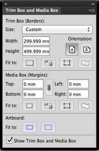 Trim Box & Media Box -> All PDF Pageboxes PDF supports 5
