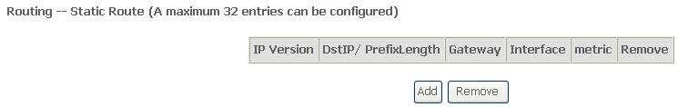 Routing To access the Routing windows, click the Routing button in the Advanced Setup directory.