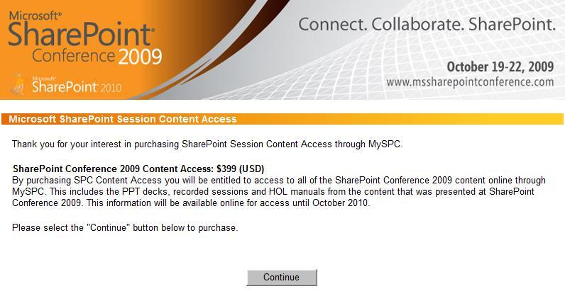 SPC All sessions are recorded and can be viewed on demand