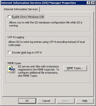 Once the server is back up and running, you can verify that IIS has successfully