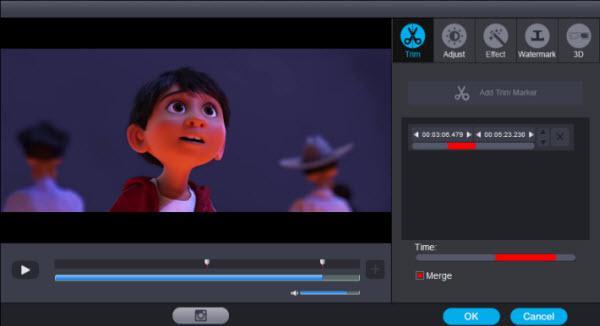 Step 3: Click the "Edit" option to open "Video Editor" window.