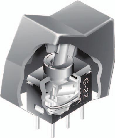Process Sealed Ultra-Miniature Rockers Series G Distinctive Characteristics Ultra-miniature size allows high density mounting, and extremely light weight of 0.