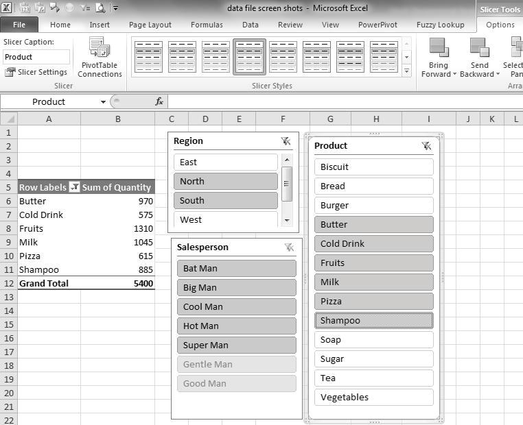 Multi Dimensional Analysis of Data This is a helpful new feature, and provides the dependent type of filter that PivotTable users have wished for.