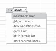 Cell Referencing, Ranges and Functions 2.9 FORMULA AUDITING The process of examining a worksheet for errors in formulas is referred to as auditing.