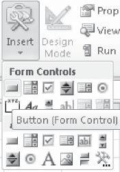 Office automation-ms-excel 2010 Alternatively, we can use the keyboard shortcut (if defined while recording the macro) to run the macro. 3.10.3 Assigning Macro to a Button Following are the steps to create a button: 1.