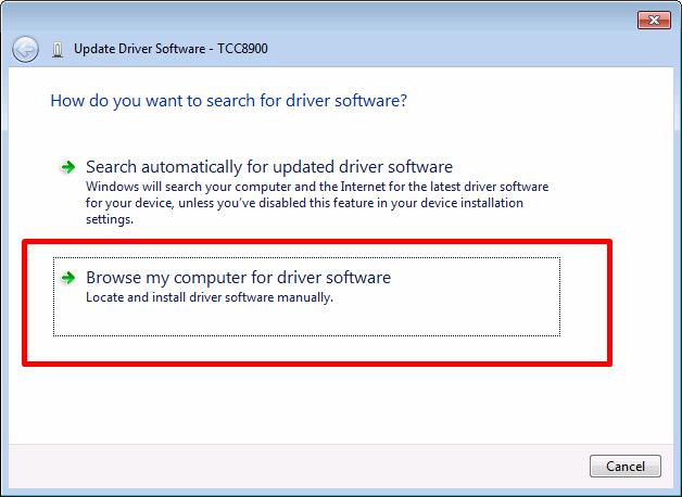 3.3.3 Installing the USB Driver (Android ADB Interface) When first connected, the host PC will prompt you about detecting an unknown USB device and ask you to install a driver.