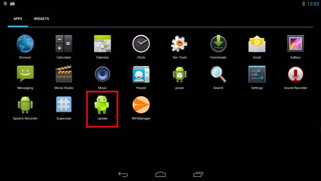 3.4 Update firmware via USB dongle (for Android 4.2) This section shows you how to update the firmware easily via USB dongle.