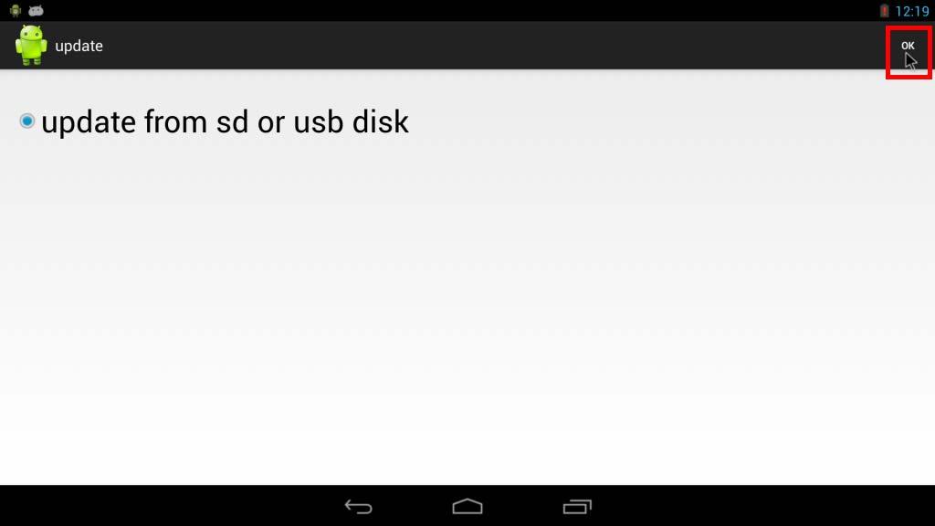 forever and click the button Allow. Step 4: Insert the USB mass storage or MicroSD card and press OK.