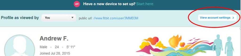 How to Change Your Password Log on to FitBit Website (www.fitbit.