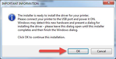 Installing device driver software popup on the