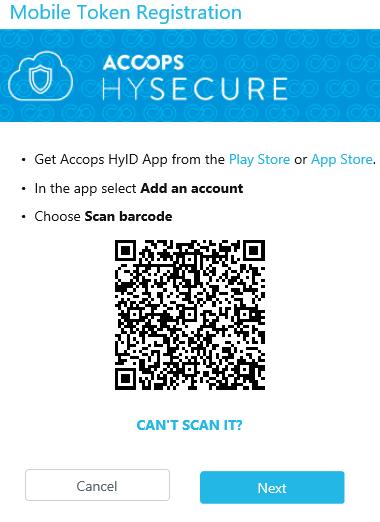 User can download HyID mobile application from google app play or ios apps store. Using this HyID app user need to scan QR code or manually enter registration number.