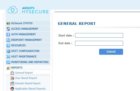 All the reports can be downloaded based on the start date and end date provided by administrator. The report is downloaded as PDF.