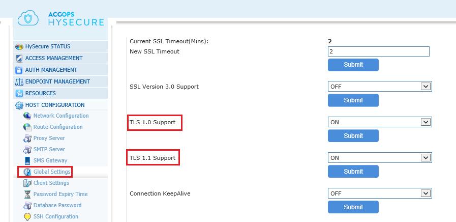 Application Base Reporting: This application base report will give details specific HySecure application activity log.