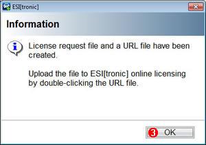 Licensing Offline If internet access is not available, a license request file can be created with Offline licensing.