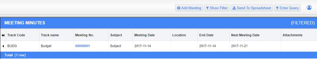 If you want to create a new meeting, select Add Meeting in the top,