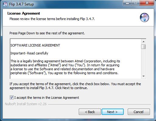 39. Select the I accept the terms in the License Agreement