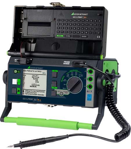 Test Instrument with Automatic Test Sequences for IEC 60974-4 and Draft IEC 62638 3-349-629-03 5/9.