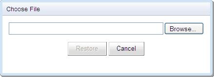 Restoration is only supported from a backup of the same one-x Portal for IP Office version.