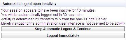 Administration: 4.1 Login Access to the administration menus for one-x Portal is via web browser in the same way as user access but with? admin=true added to the URL. 1.