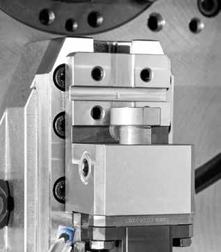 There is plenty of space to fit dies up to 540 mm in length and 230 mm in width. For low cutting pressure a 100 kn eccentric press can be used.