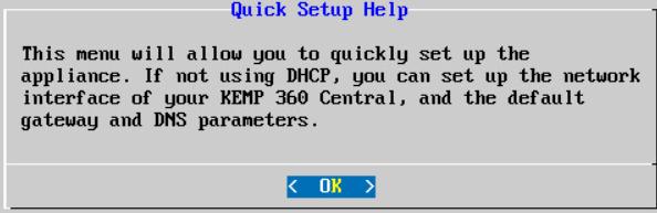 3 Manually Set the Network Settings 3 Manually Set the Network Settings This section shows you how to manually configure the KEMP 360 Central network settings, without using DHCP.
