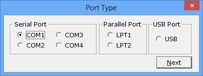 4-2 Installing on Windows VISTA / Server 2008 / 7 / 8 4-2-1 Via Serial Port or Parallel Port 1) Double-click the Windows Driver installation