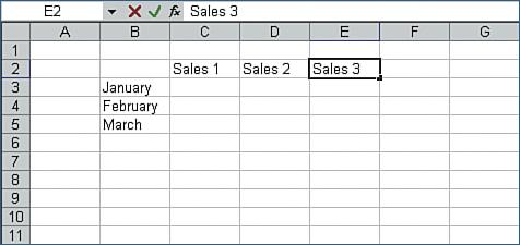 Data in a specific cell can contain text, numbers, or any combination of both; it can even be a graphic or some other type of object you insert into the worksheet.