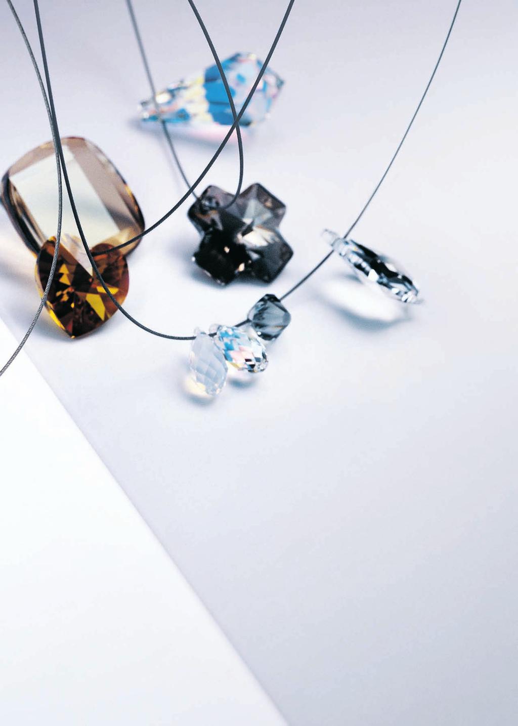 Swarovski with their timeless elegance are available in a large range of shapes and colors and offer many different application possibilities and design