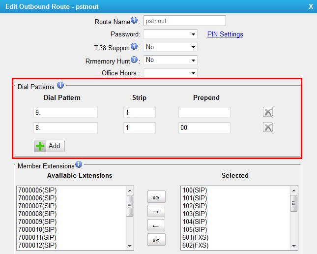 11. Added "Answer Detection" option for PSTN line to achieve accurate billing.