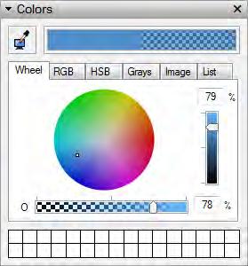 Colors Dialog Box (Microsoft Windows) The Colors dialog box contains controls for experimenting with color in your LayOut documents.