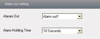 Page 22 1. Select the sensor which needs to setup the alarm parameter at the Sensor pull down list. 2. The following setup steps are similar to Motion Detection Schedule s.
