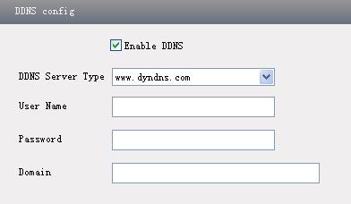 Go to Network Configuration DDNS Configuration tab as shown below. 2.