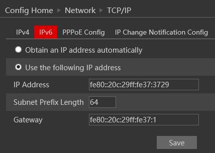 Page 29 Please note: 1) The selected IP address must be available. The next tab is IPv6: If you need to use IPv6, configure it in the same method as described for IPv4.