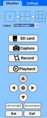 Number of screen monitor Preset SD card capture record playback Settings environment parameters PT direct setting 18.The Camera Functionality Setting 18.