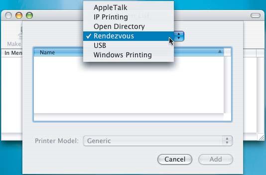 Go to step 0. For Mac OS X 0.4 users, go to step 3. For Mac OS X 0.2.4 to 0.3.x users: Make the selection shown below.