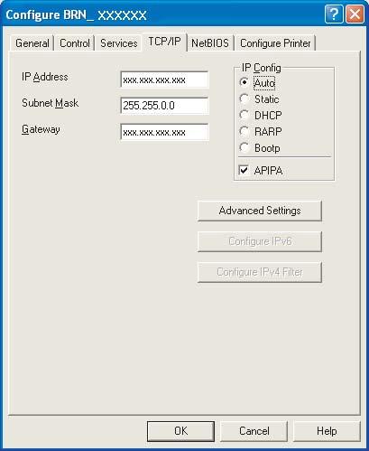 4 Enter the IP Address, Subnet Mask and Gateway, and then click OK.