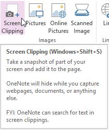 ONENOTE SUPPORTS FAMILIAR FUNCTIONS, AND MORE The Insert menu is particularly powerful.