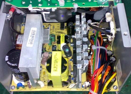 Remove Capacitors by prying up with a medium flat