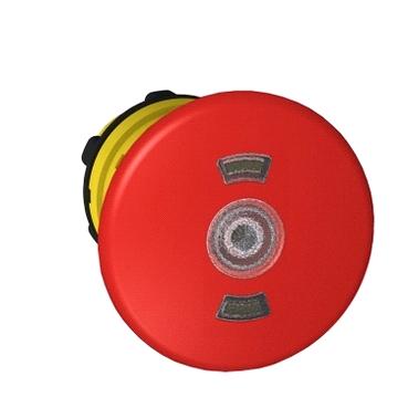 Product datasheet Characteristics ZB5AT8643M red Ø40 illum Emergency stop pushbutton head Ø22 trigger and latching Complementary CAD overall width CAD overall height CAD overall depth Product weight