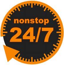 for the industry segment, company buildings and public institutions. 24/7 nonstop operation Shuttle XS36V is officially approved for 24/7 permanent operation.