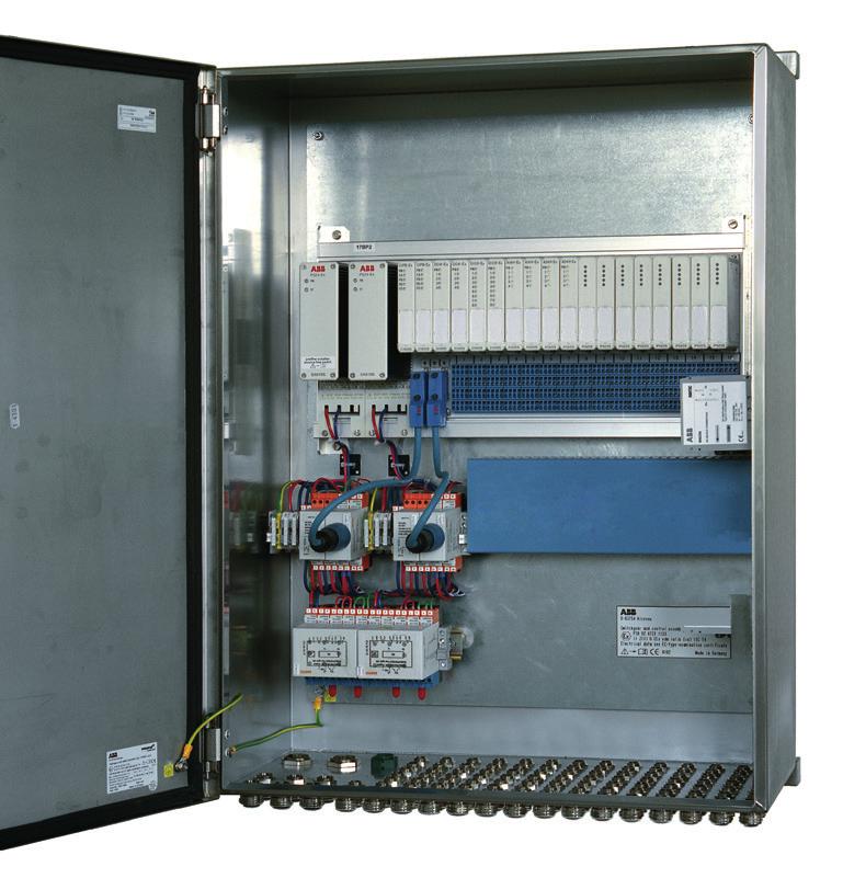 2 S900 REMOTE I/O SYSTEM INTRINSIC SAFETY IN THE FIELD The S900 Remote I/O System 01 Example of Field housing FH660S in stainless steel with complete certification according to "ATEX".