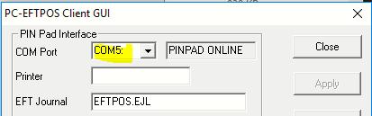 device names like the PINPads do, so for PINPads connected via Serial, make sure you use the correct COM port number from the drop down box) You can use the Auto Detect button in EMS